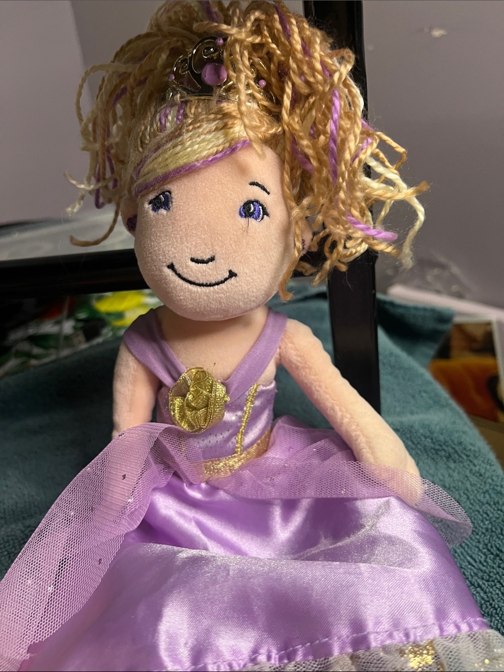 Take all for $25 Barbie Purple and Gold Princess Plush Doll